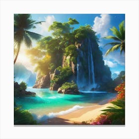 Tropical Paradise 32 Canvas Print