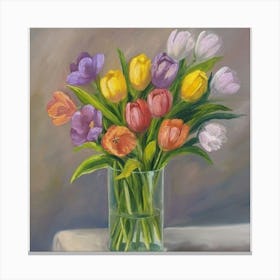 Tulip art  Canvas Print