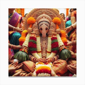 Hindu Wedding Canvas Print