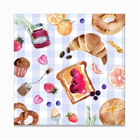 Breakfast Table Canvas Print