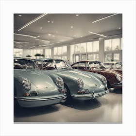 Porsche Stock Videos & Royalty-Free Footage Canvas Print