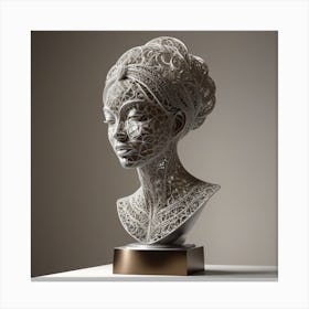 Bust Of A Woman 16 Canvas Print