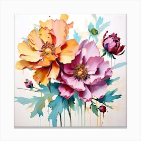 'Flowers' 1 Canvas Print