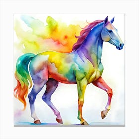 Rainbow Horse 5 Canvas Print