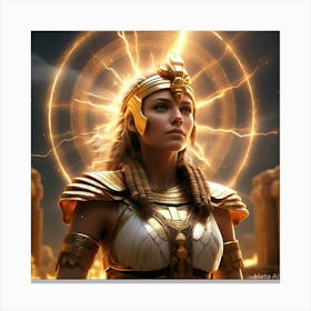 Egyptian Goddess 52 Canvas Print