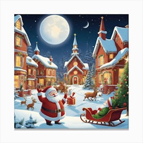 Albedobase Xl Funny Christmas 1 Canvas Print