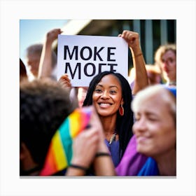 Lgbt Pride March Canvas Print