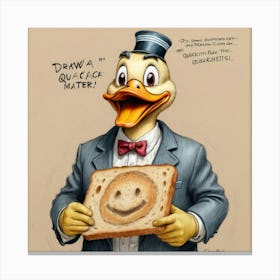 Donald Duck 13 Canvas Print