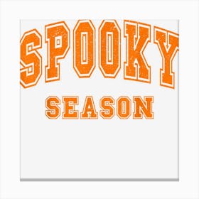 Spooky Season Cute Halloween Graphic Canvas Print