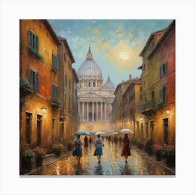 St Peter'S Square 08 Canvas Print