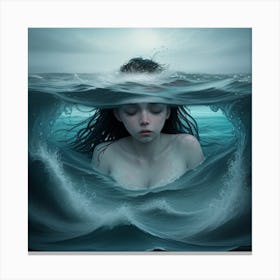 Sinking Into Serenity Canvas Print