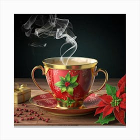 Poinsettia Canvas Print