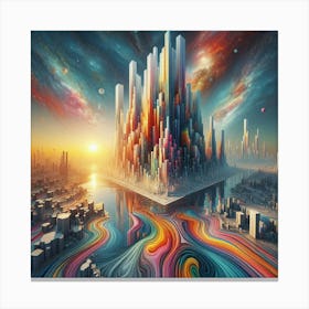 Cityscape 1 Canvas Print