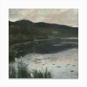 Lake At Dusk Canvas Print