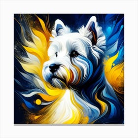 West Highland White Terrier 02 Canvas Print