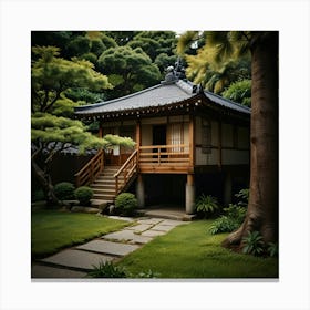 Japanese House Art Print 9 Canvas Print