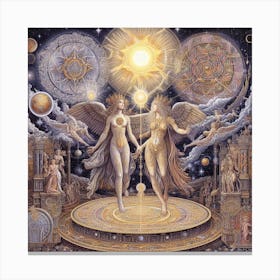 Angels Of The Sun Canvas Print