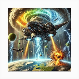 Vxs 8 Venusian Tempest Weather Control Converted Canvas Print