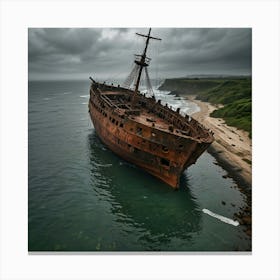 Shipwreck Canvas Print