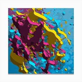 Splatter Canvas Print