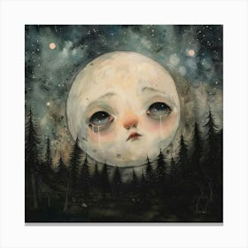 Moon Illustration 1 Canvas Print