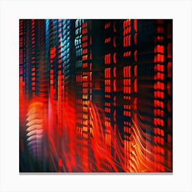 Abstract Cityscape 10 Canvas Print