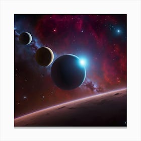 Distant Worlds Canvas Print