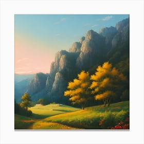 Mountain Landscape 12 Canvas Print