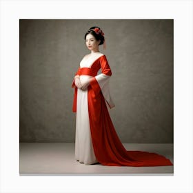 Creative Geisha Artwork 9 Canvas Print