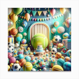 Birthday Party Canvas Print