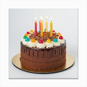 Birthday Cake 1 Canvas Print