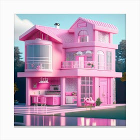 Barbie Dream House (233) Canvas Print