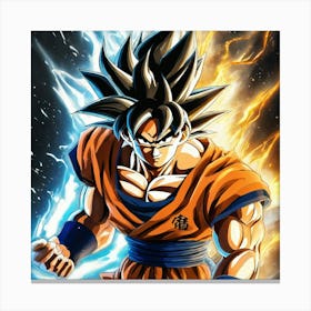 Dragon Ball Z Wallpaper 6 Canvas Print