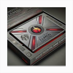 Sovereign Flame Union Laptop Packaging Canvas Print