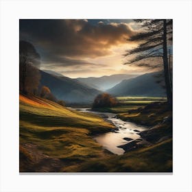 Scottish Landscape 3 Canvas Print