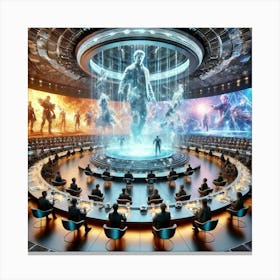 Live Entertainment Scifi Canvas Print