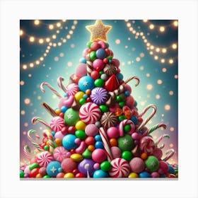 Candy tree 1 Canvas Print