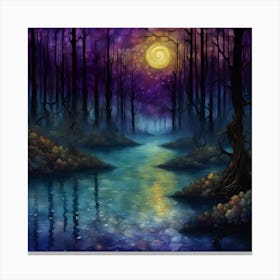 Purple Dusk Canvas Print