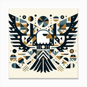 Scandinavian style, Eagle 2 Canvas Print