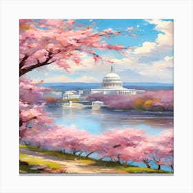 Cherry Blossoms Canvas Print