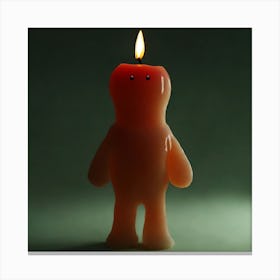 Candle man Canvas Print