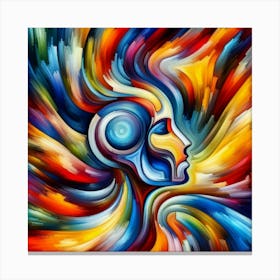 Abstract portrait Canvas Print