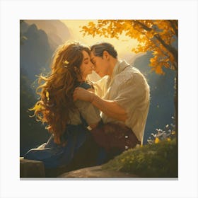 Beauty And The Beast Canvas Print