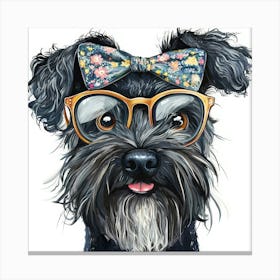 Schnauzer 41 Canvas Print