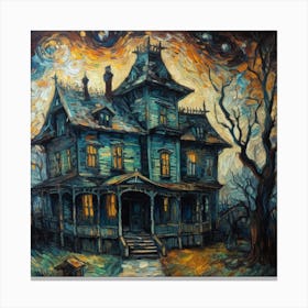 Haunted House Canvas Print