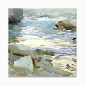 Rocky Shore Canvas Print