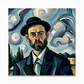 Portrait Of A Man Canvas Print