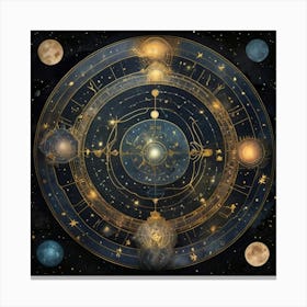 Astrological Wheel Toile