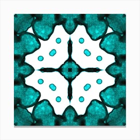 Pattern Blue Lagoon 1 Canvas Print