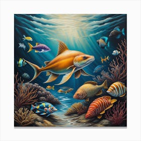 Under The Sea Canvas Print